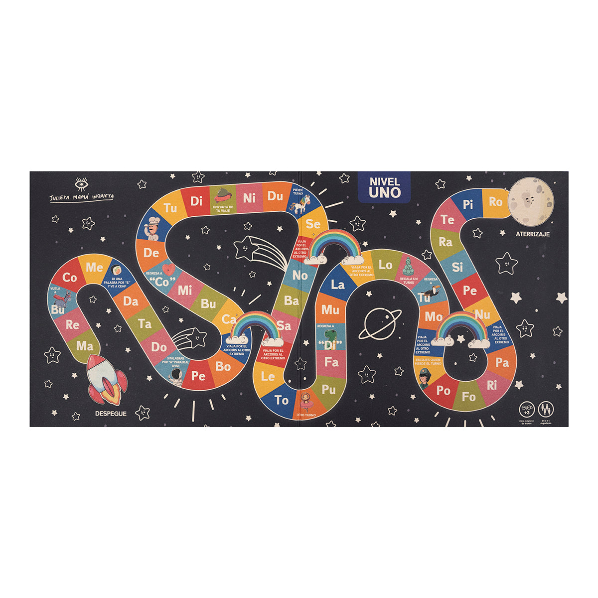 Carrera de lectores! Juego para aprender a leer.